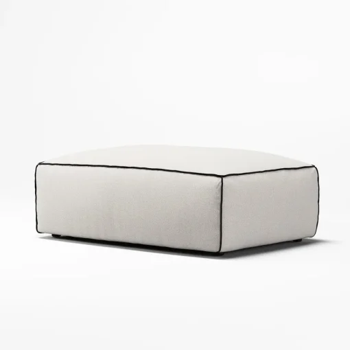 Decotique Grand Hue Fodskammel Steam/Hvid/Grafitgrå