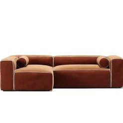 Decotique Grand Hue 3-Personers Sofa Divan Venstre Moonwhite/Kobber