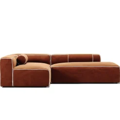 Decotique Grand Hue 3-Personers Loungesofa Åben Ende Højre Moonwhite/Kobber