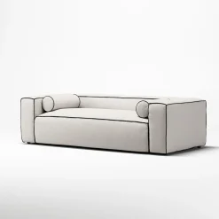 Decotique Grand Hue 2-Personers Sofa Steam/Hvid/Grafitgrå