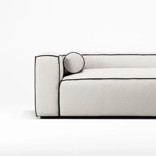 Decotique Grand Hue 2-Personers Sofa Steam/Hvid/Grafitgrå