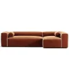 Decotique Grand Hue 4-Personers Sofa Divan Højre Moonwhite/Kobber