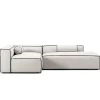 Decotique Grand Hue 3-Personers Loungesofa Åben Ende Højre Steam/Hvid/Grafitgrå