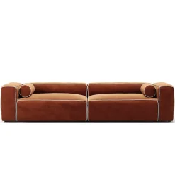 Decotique Grand Hue 4-Personers Sofa Moonwhite/Kobber