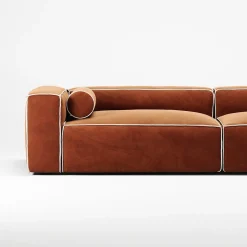 Decotique Grand Hue 4-Personers Sofa Moonwhite/Kobber