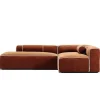 Decotique Grand Hue 3-Personers Loungesofa Åben Ende Venstre Moonwhite/Kobber