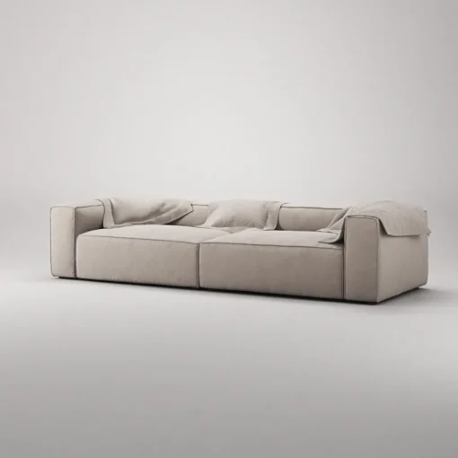 Decotique Grand 4-Personers Sofa Sandshell/Beige