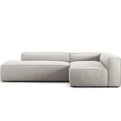Decotique Grand 3-Personers Loungesofa Åben Ende Venstre Moonwhite