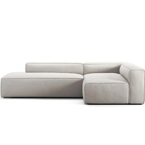 Decotique Grand 3-Personers Loungesofa Åben Ende Venstre Moonwhite