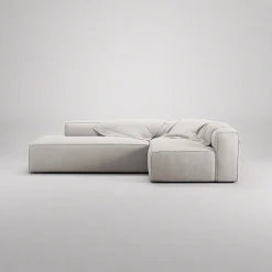 Decotique Grand 3-Personers Loungesofa Åben Ende Venstre Moonwhite