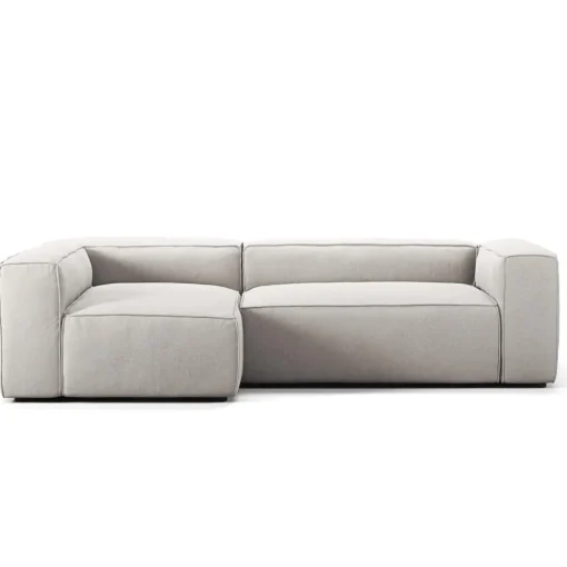 Decotique Grand 3-Personers Sofa Divan Venstre Moonwhite