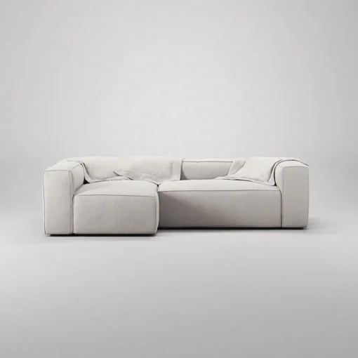 Decotique Grand 3-Personers Sofa Divan Venstre Moonwhite