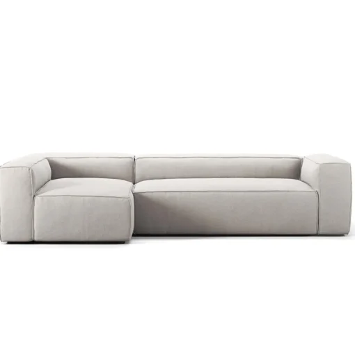 Decotique Grand 4-Personers Sofa Divan Venstre Moonwhite
