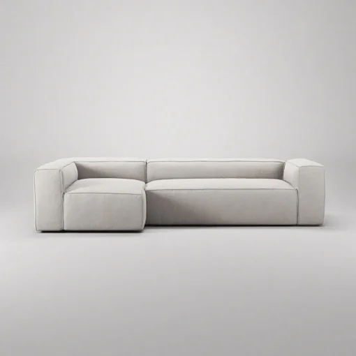 Decotique Grand 4-Personers Sofa Divan Venstre Moonwhite