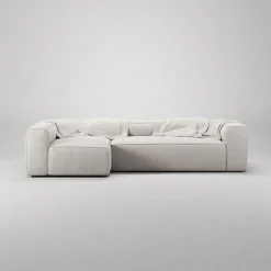 Decotique Grand 4-Personers Sofa Divan Venstre Moonwhite