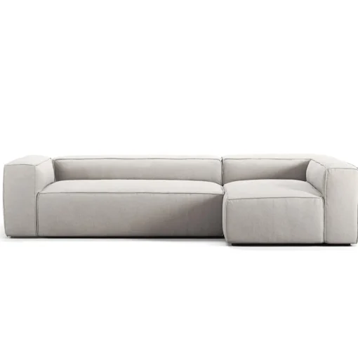 Decotique Grand 4-Personers Sofa Divan Højre Moonwhite