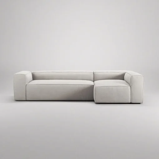 Decotique Grand 4-Personers Sofa Divan Højre Moonwhite