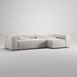 Decotique Grand 4-Personers Sofa Divan Højre Moonwhite