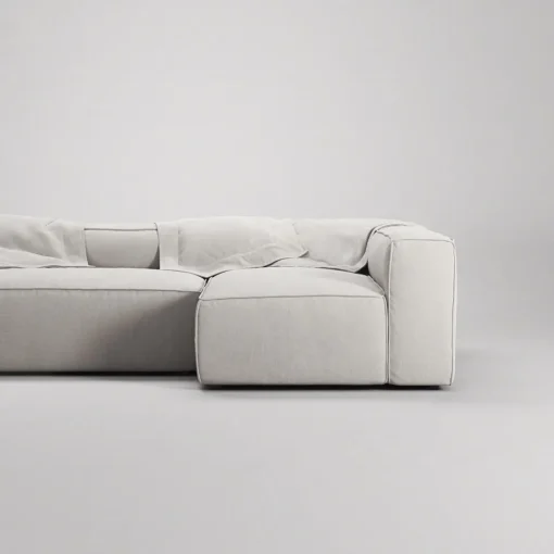 Decotique Grand 4-Personers Sofa Divan Højre Moonwhite