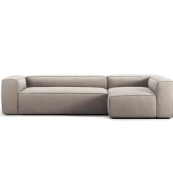 Decotique Grand 4-Personers Sofa Divan Højre Sandshell/Beige
