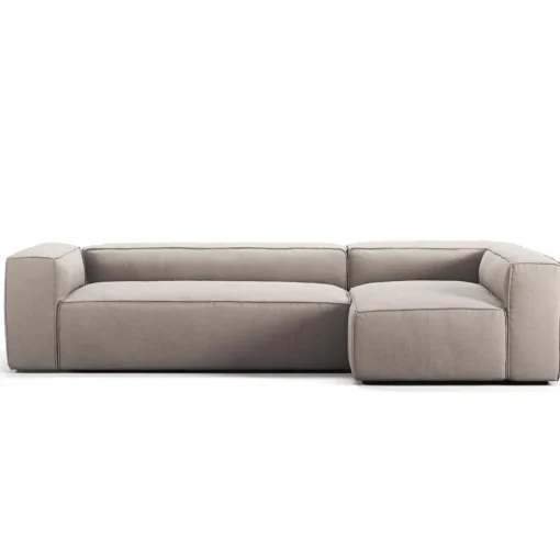 Decotique Grand 4-Personers Sofa Divan Højre Sandshell/Beige
