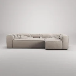 Decotique Grand 4-Personers Sofa Divan Højre Sandshell/Beige