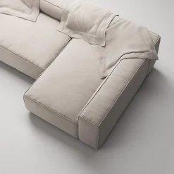 Decotique Grand 4-Personers Sofa Divan Højre Sandshell/Beige