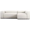 Decotique Grand 3-Personers Sofa Divan Højre Steam/Hvid