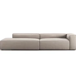 Decotique Grand 3-Personers Sofa Åben Ende Venstre Sandshell/Beige