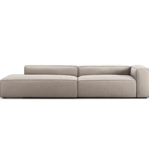 Decotique Grand 3-Personers Sofa Åben Ende Venstre Sandshell/Beige