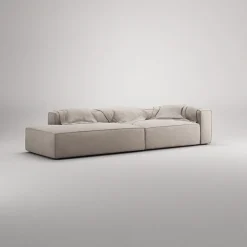Decotique Grand 3-Personers Sofa Åben Ende Venstre Sandshell/Beige