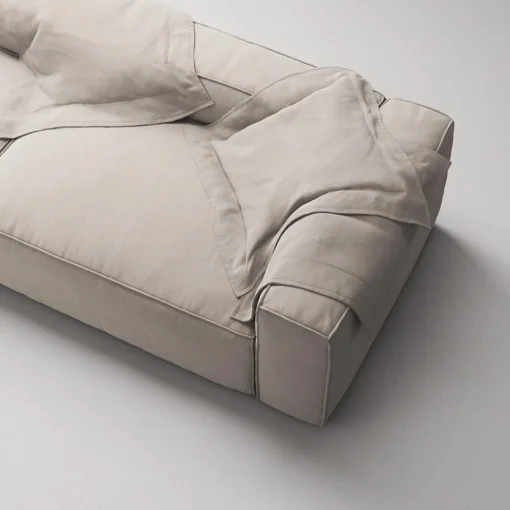 Decotique Grand 3-Personers Sofa Åben Ende Venstre Sandshell/Beige