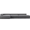Decotique Grand 5-Personers Sofa Åben Ende Højre Steam/Hvid