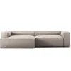 Decotique Grand 3-Personers Sofa Chaiselong Venstre Sandshell/Beige