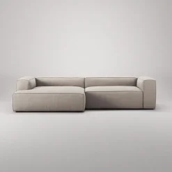 Decotique Grand 3-Personers Sofa Chaiselong Venstre Sandshell/Beige