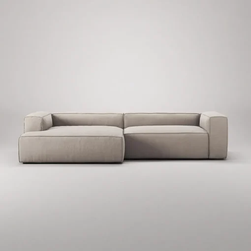 Decotique Grand 3-Personers Sofa Chaiselong Venstre Sandshell/Beige