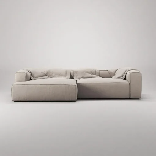 Decotique Grand 3-Personers Sofa Chaiselong Venstre Sandshell/Beige