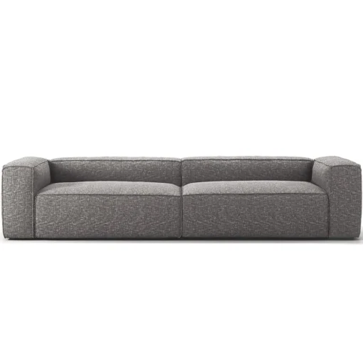 Decotique Grand 4-Personers Sofa Grå Marmor