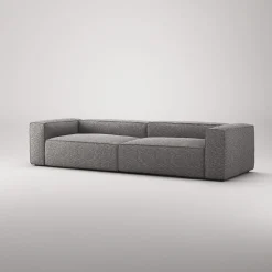 Decotique Grand 4-Personers Sofa Grå Marmor