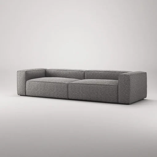 Decotique Grand 4-Personers Sofa Grå Marmor