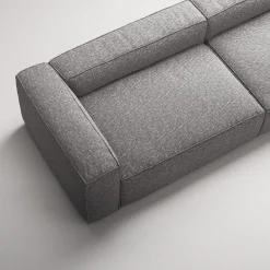Decotique Grand 4-Personers Sofa Grå Marmor