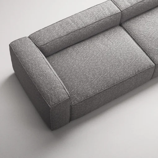 Decotique Grand 4-Personers Sofa Grå Marmor