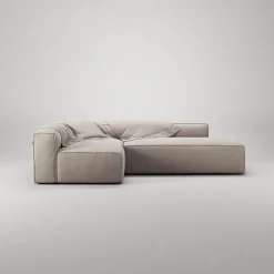Decotique Grand 3-Personers Loungesofa Åben Ende Højre Sandshell/Beige