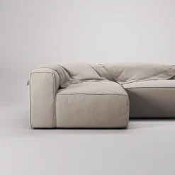Decotique Grand 3-Personers Loungesofa Åben Ende Højre Sandshell/Beige