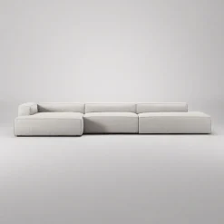 Decotique Grand 5-Personers Sofa Åben Ende Højre Moonwhite
