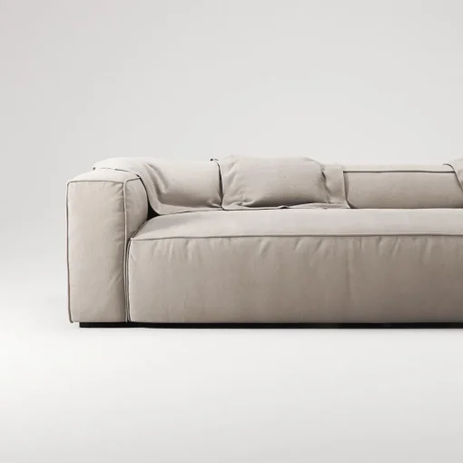 Decotique Grand 3-Personers Sofa Sandshell/Beige