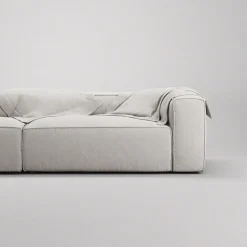 Decotique Grand 4-Personers Sofa Divan Venstre Sandshell/Beige