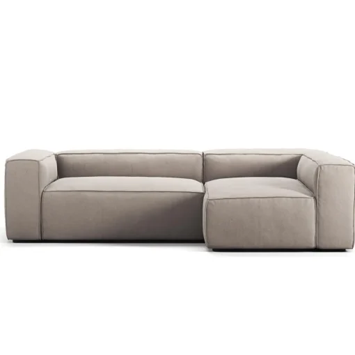 Decotique Grand 3-Personers Sofa Divan Højre Sandshell/Beige