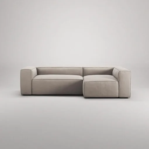 Decotique Grand 3-Personers Sofa Divan Højre Sandshell/Beige