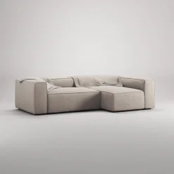 Decotique Grand 3-Personers Sofa Divan Højre Sandshell/Beige